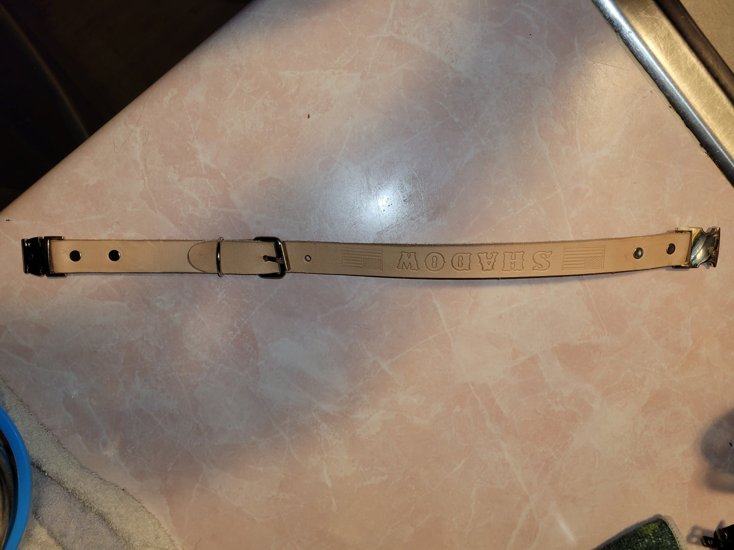 Full Grain Leather Personalized Dog Collar - kingdomcountryranch