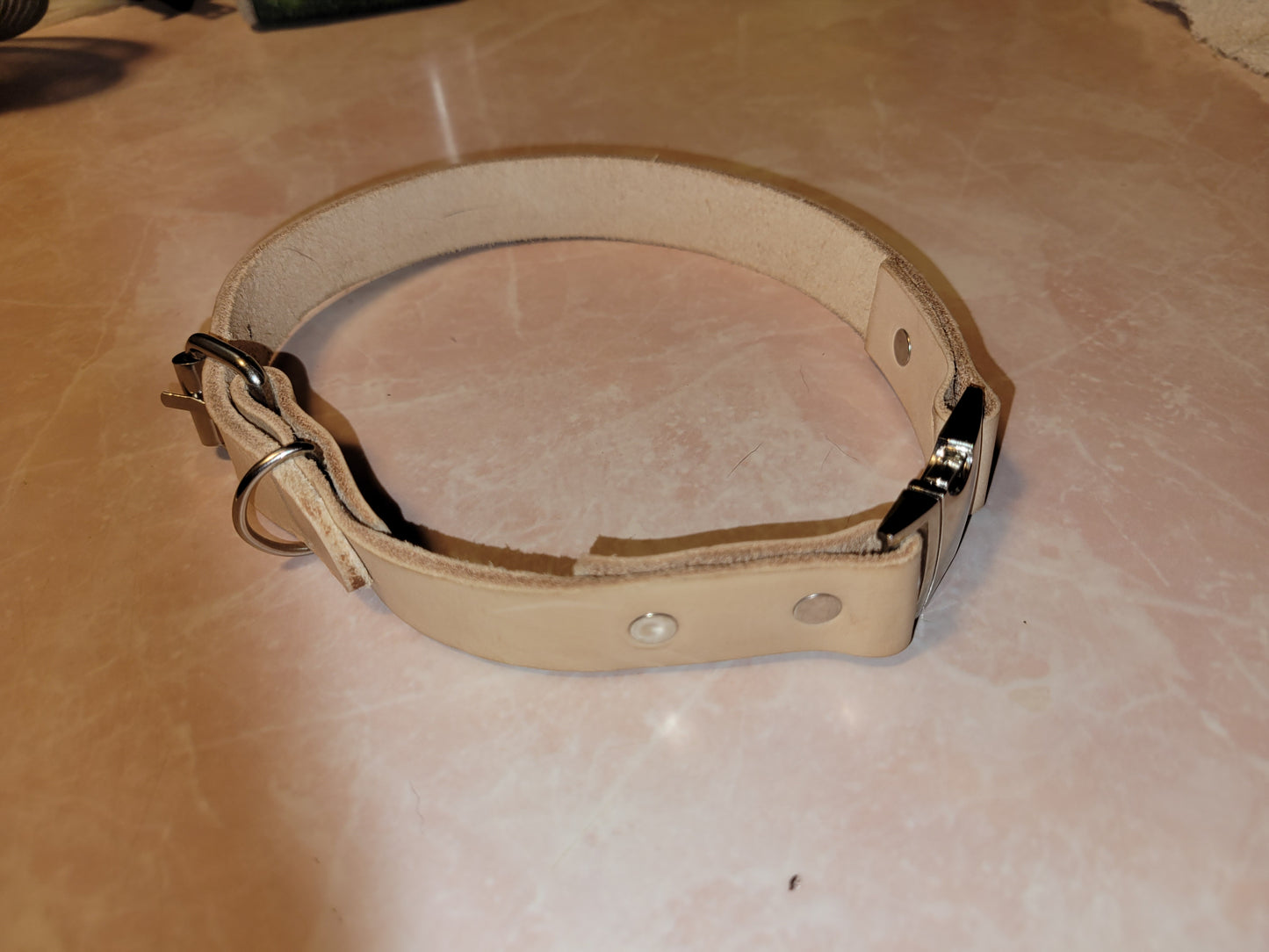 Full Grain Leather Personalized Dog Collar - kingdomcountryranch