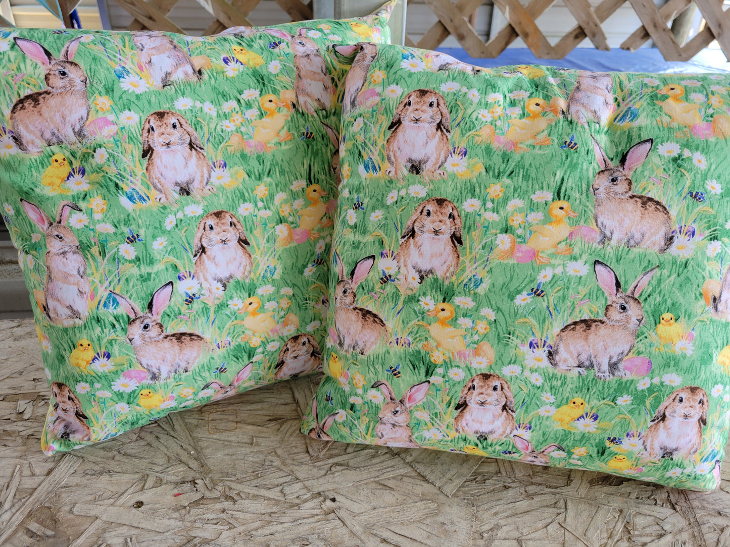 Spring Bunny Pillows - kingdomcountryranch