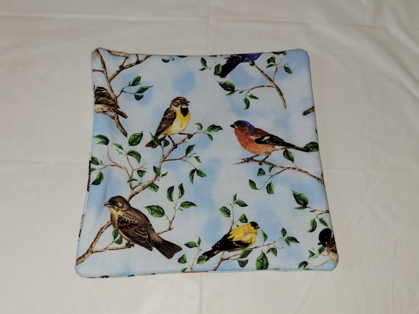 Blue Songbird Pot Holders - kingdomcountryranch
