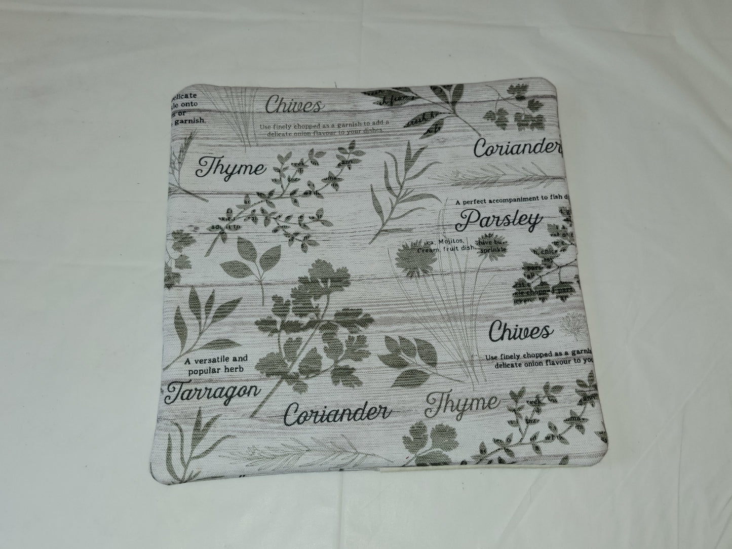 Gray Herbs Pot Holders - kingdomcountryranch