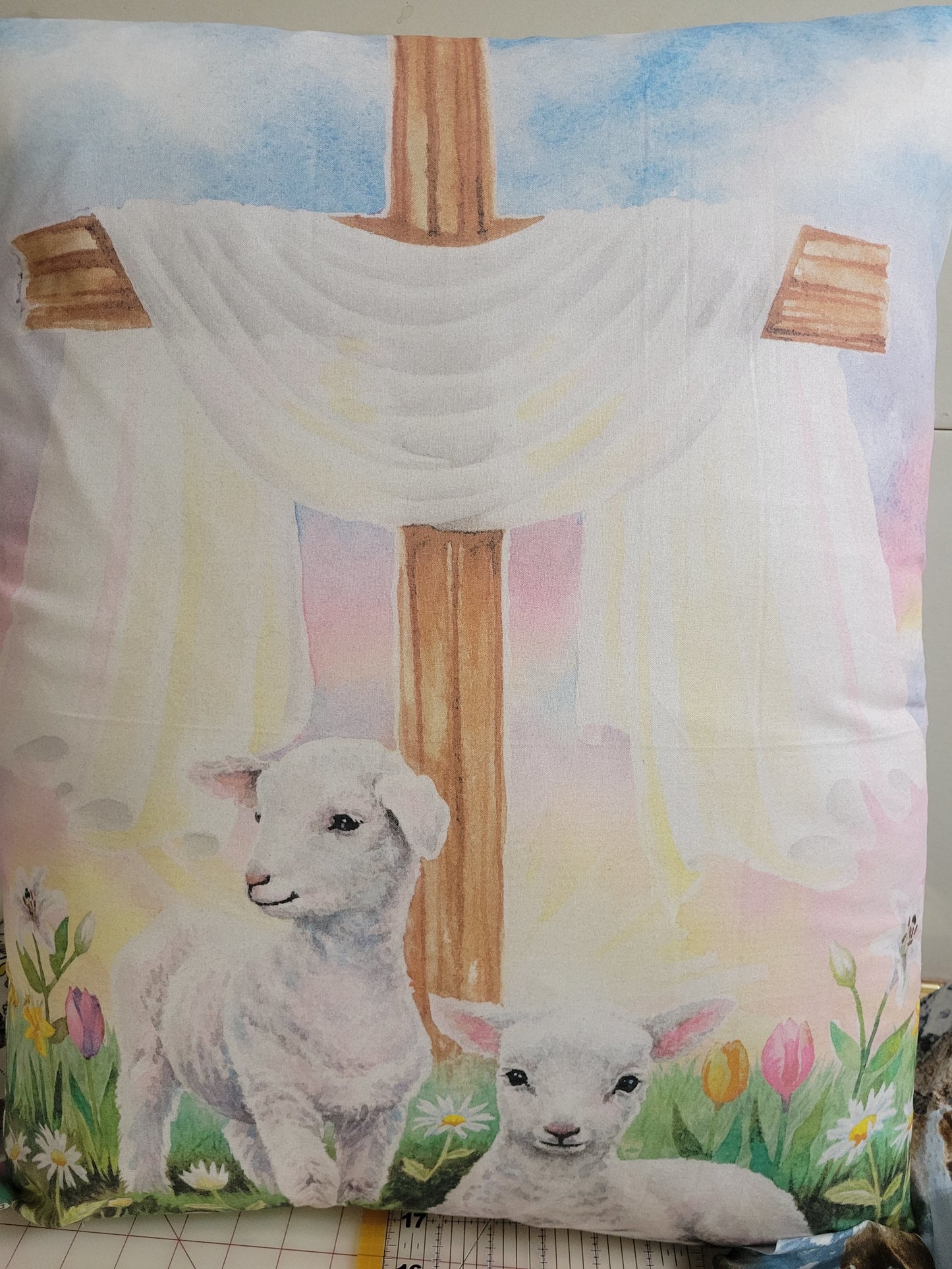 Lamb of God Pillows - kingdomcountryranch