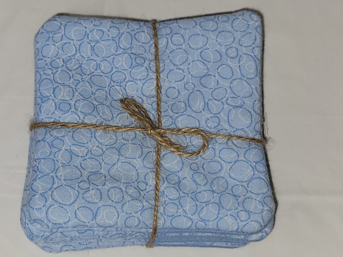 Light Blue Bubbles Coaster Set - kingdomcountryranch