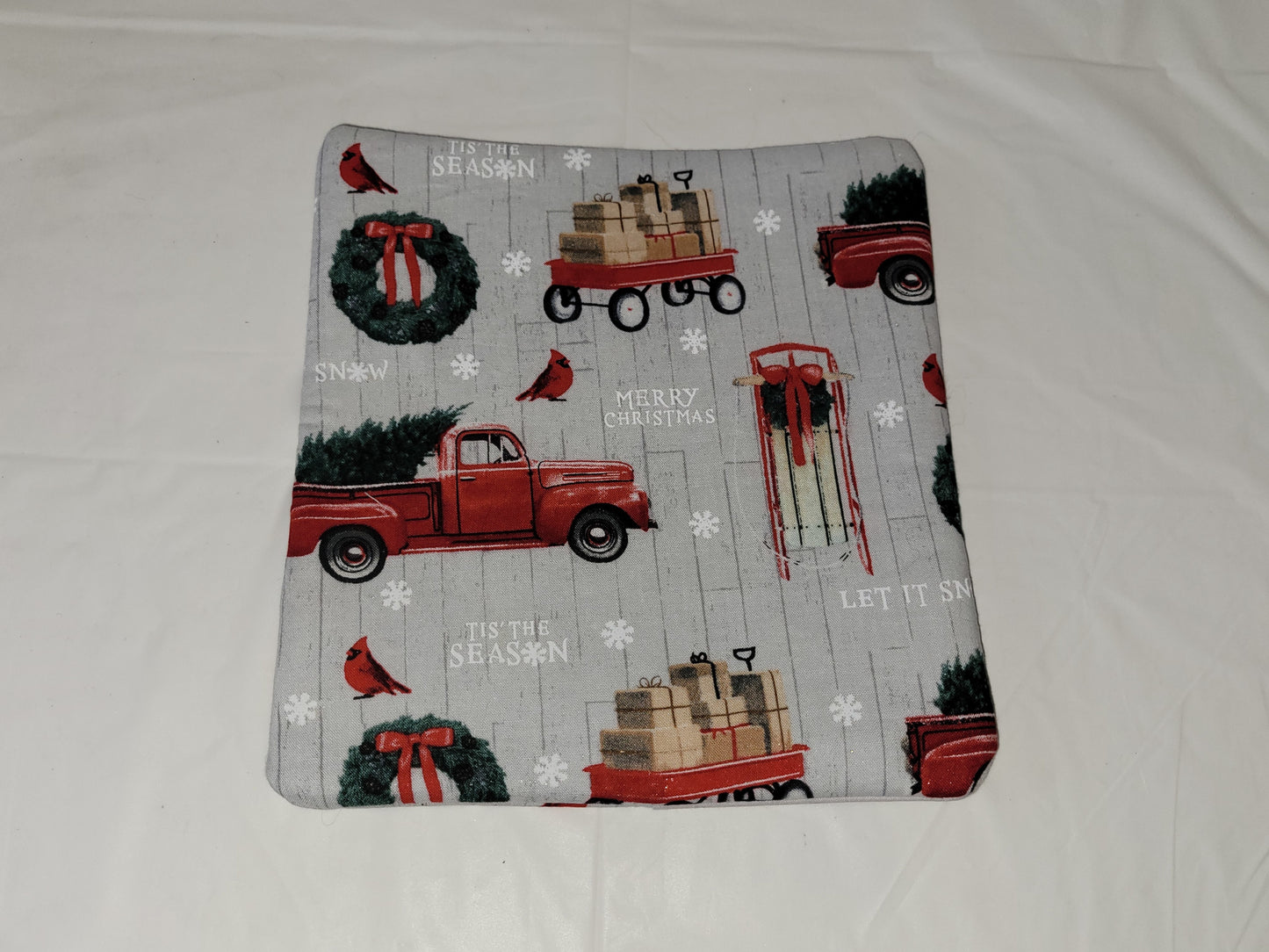 Old Red Christmas Pot Holders - kingdomcountryranch